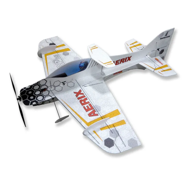 Avion Hacker model AERIX F3P AB Jaune ARF env.0.84m