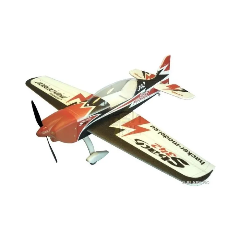 Avion Hacker model Sbach 342 rouge ARF env.1.20m