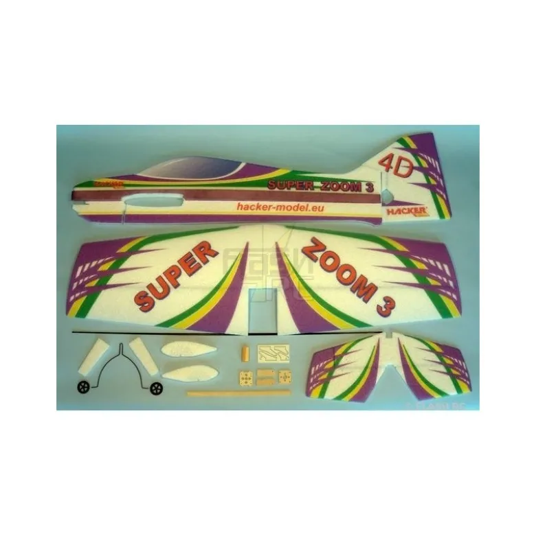 Avion Hacker model Super Zoom 3 violet ARF env.1.00m