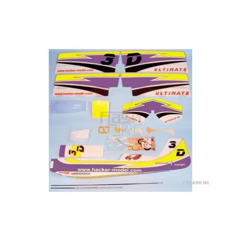 Avion Hacker model Ultimate 3D violet ARF env.1.00m