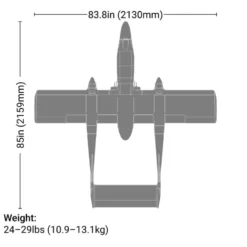 Avion Hangar 9 OV-10 Bronco 20cc ARF env.2.16m 84