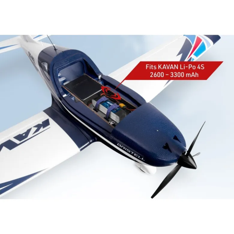 Avion Kavan Bristel B23 1.6m PNP Bleu