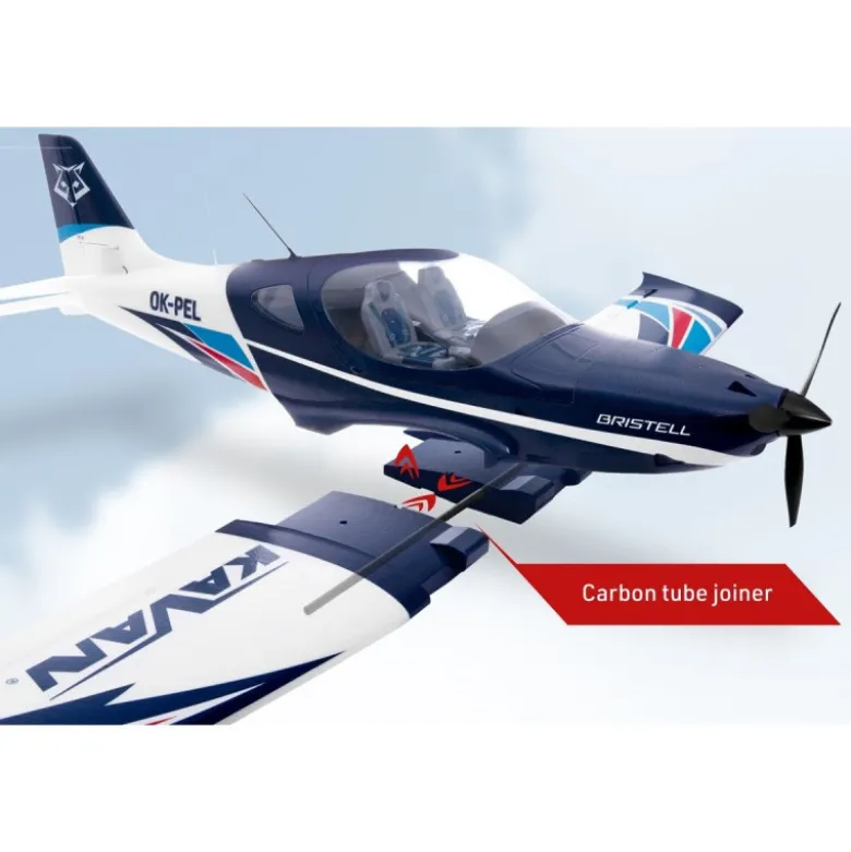 Avion Kavan Bristel B23 1.6m PNP Bleu