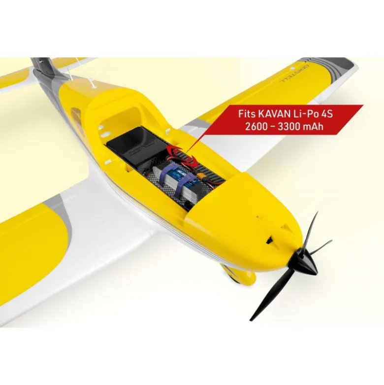 Avion Kavan Bristel B23 1.6m PNP Jaune