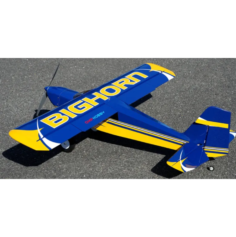 Avion OMPHOBBY Big Horn PRO Bleu env 1.25m PNP