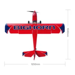 Avion OMPHOBBY BigHorn PRO Rouge env 1.25m PNP