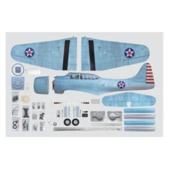 Avion Phoenix Model_SBD DAUNTLESS_1,4 m_ARF .46 -.55
