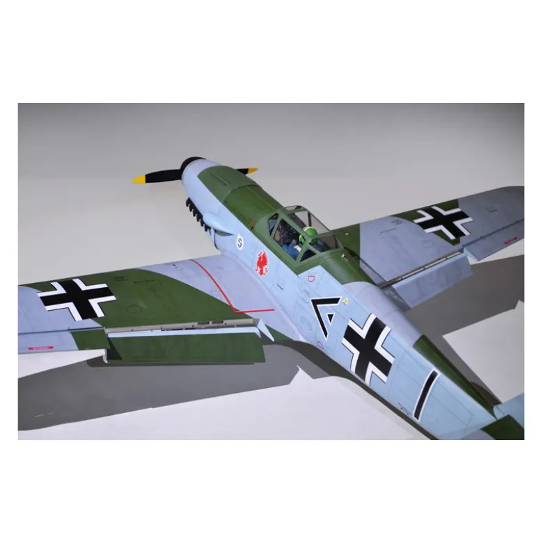 Avion Phoenix Model - Messerschmitt Bf 109 1.97m avec trains électriques ARF Size 30-35cc