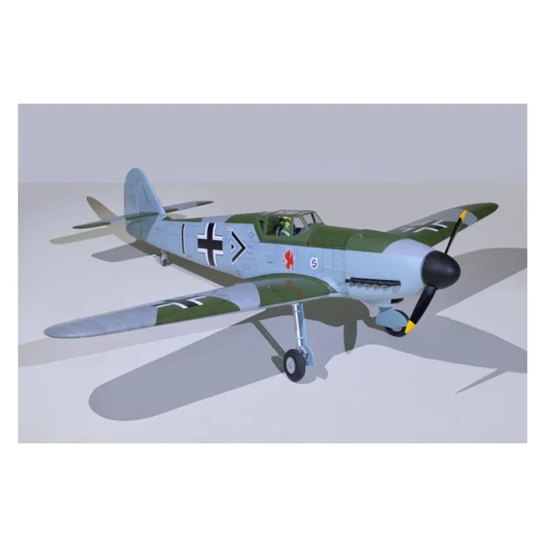Avion Phoenix Model - Messerschmitt Bf 109 1.97m avec trains électriques ARF Size 30-35cc