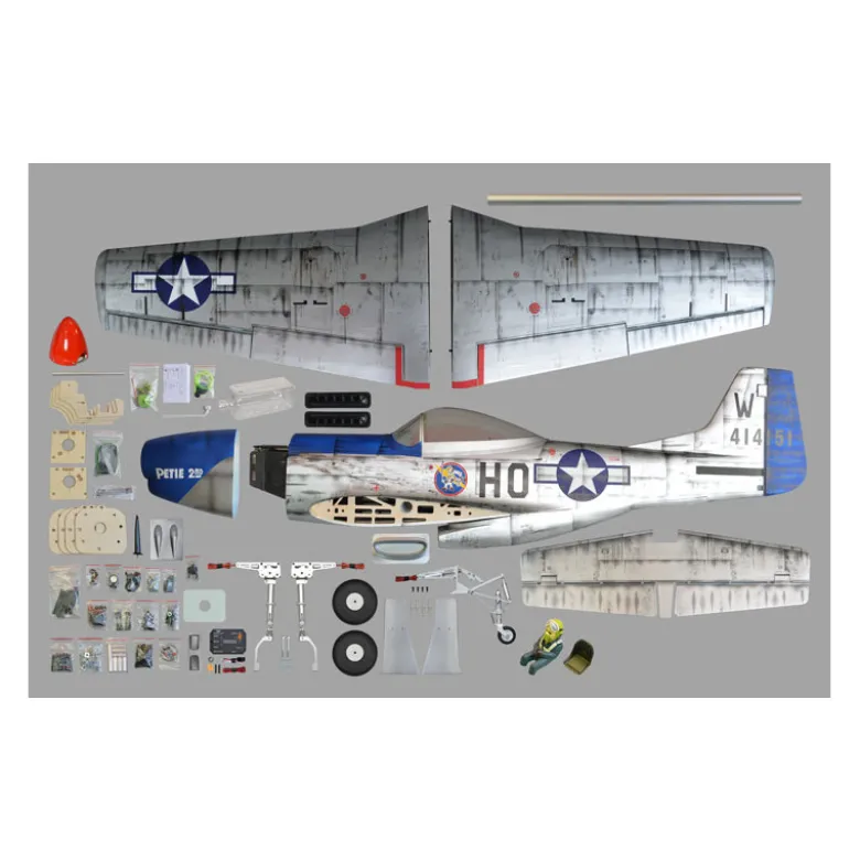 Avion Phoenix Model P-51 Mustang 50-60cc GP/EP ARF 2.22m