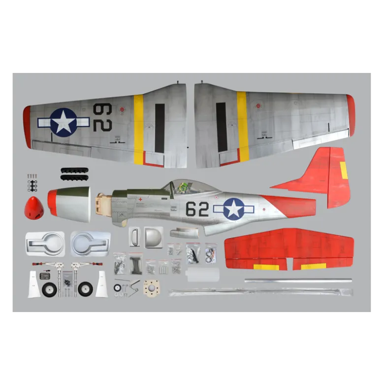 Avion Phoenix Model P51 MUSTANG 1,41m ARF .46 -.55