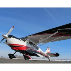 Avion Pilot RC Décathlon 107'' (2,70m) Blanc, Rouge, Noir - Modèle Pilot-RC - Idéal pour la Voltige et le Modélisme Avancé