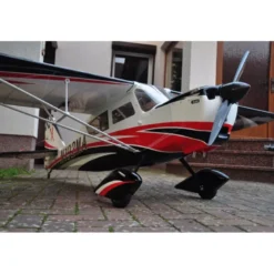 Avion Pilot RC Décathlon 107'' (2,70m) Blanc, Rouge, Noir - Modèle Pilot-RC - Idéal pour la Voltige et le Modélisme Avancé