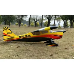 Avion Pilot RC Décathlon 107'' (2,70m) Jaune,Rouge, Noir - Modèle Pilot-RC - Idéal pour la Voltige et le Modélisme Avancé