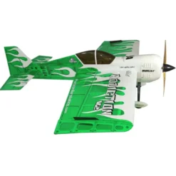 Avion Precision Aerobatics Addiction (V4) vert ARF env.1.00m - avec LEDs
