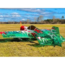 Avion Precision Aerobatics Addiction XL (V3) vert ARF env.1.50m - avec LEDs