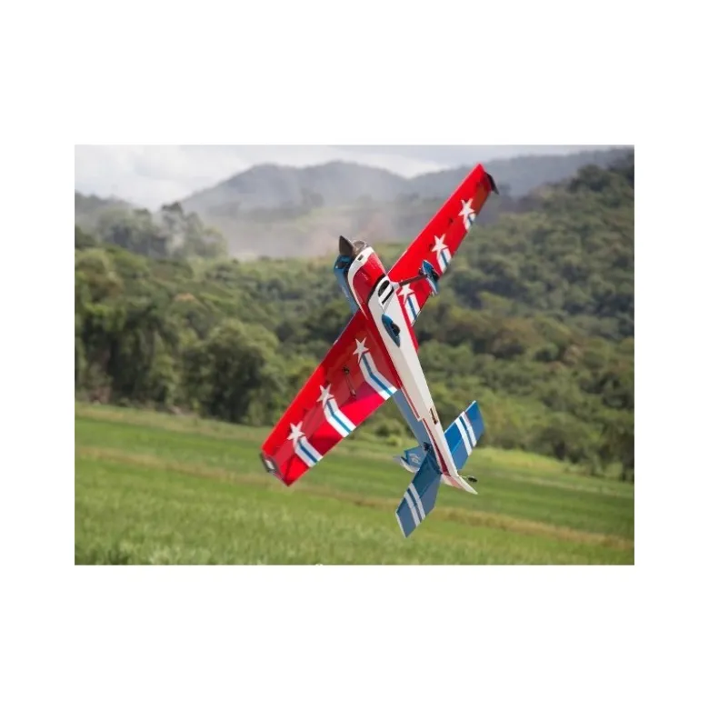 Avion Precision Aerobatics Katana 52 bleu/rouge ARF env.1.32m