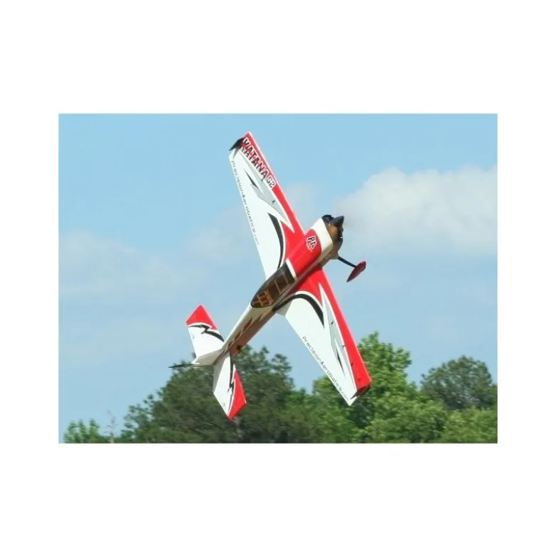 Avion Precision Aerobatics Katana 52 rouge/blanc ARF env.1.32m