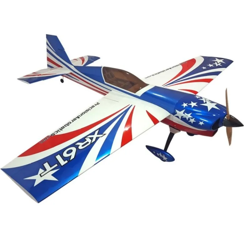 Avion Precision Aerobatics XR 61T bleu ARF env.1.55m