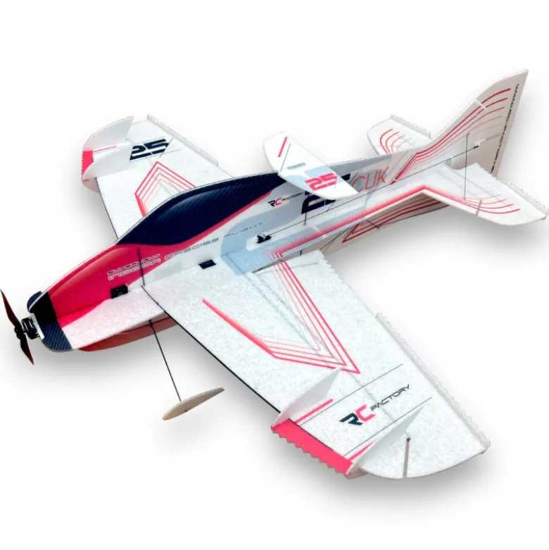 Avion RC Factory Clik 25 Rouge env.0.84m