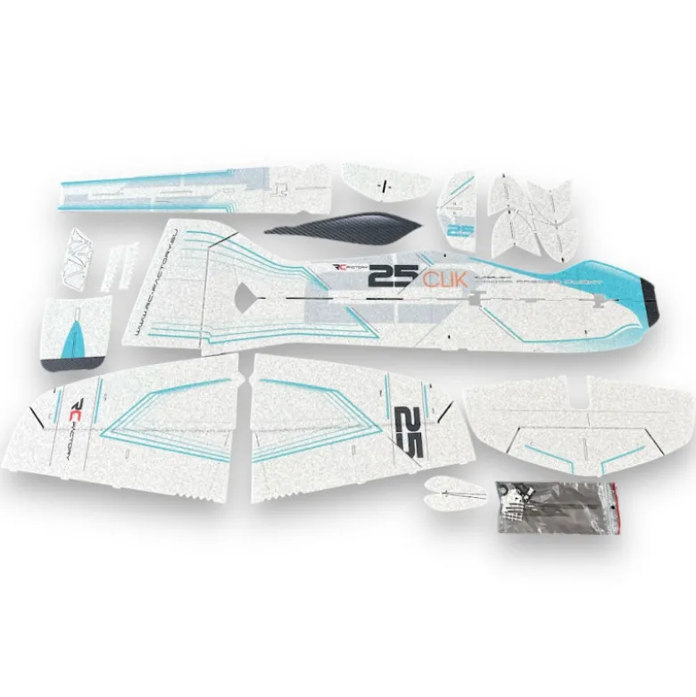 Avion RC Factory Clik 25 Vert env.0.84m