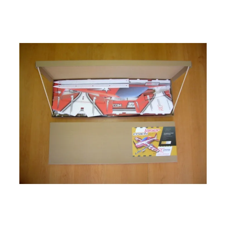 Avion RC Factory Crack Laser 'Lite Series' rouge env.0.80m