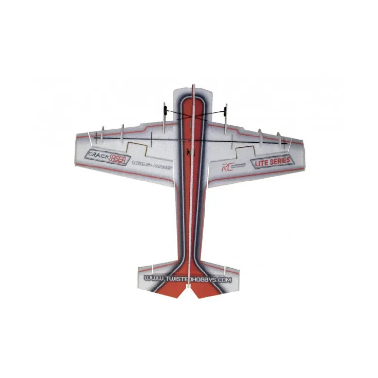 Avion RC Factory Crack Laser 'Lite Series' rouge env.0.80m