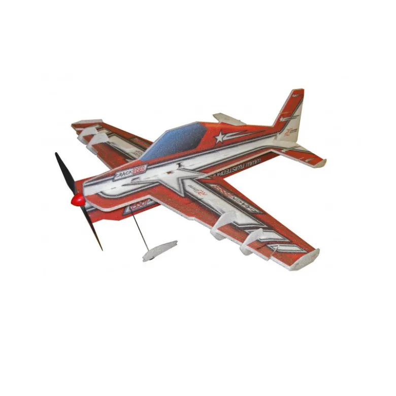 Avion RC Factory Crack Laser 'Lite Series' rouge env.0.80m