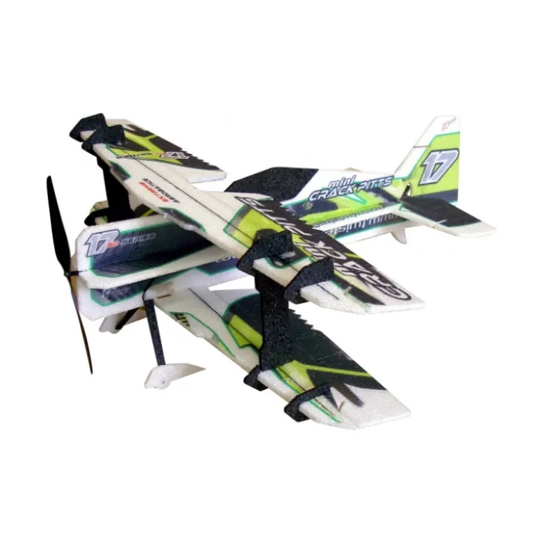 Avion RC Factory Crack Pitts 'Mini Series' vert/noir env.0.60m