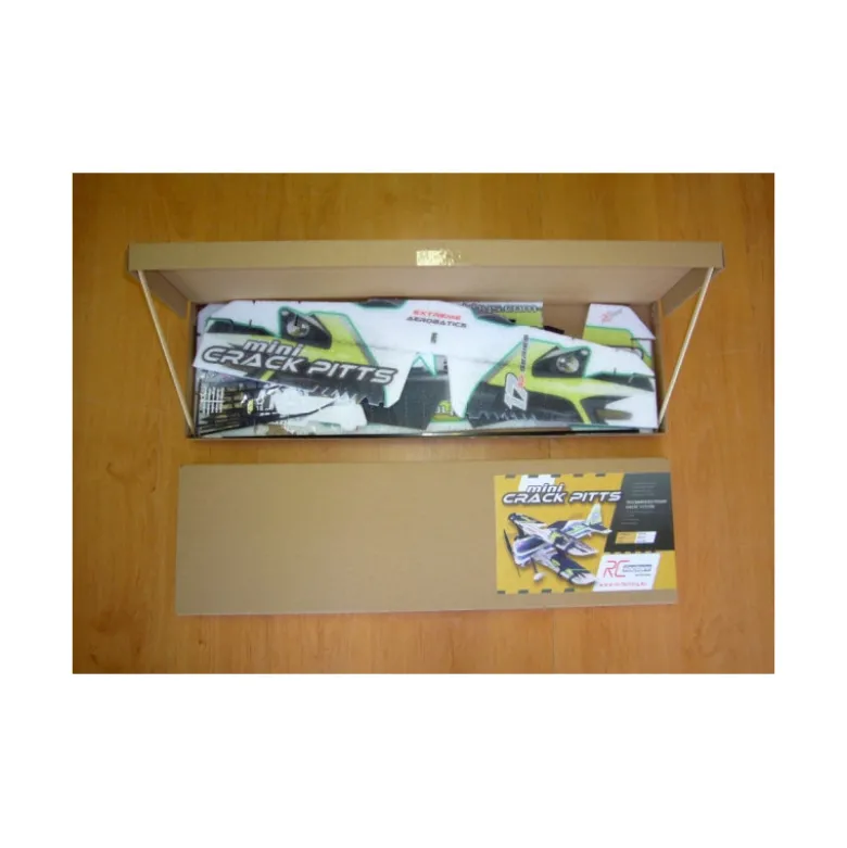 Avion RC Factory Crack Pitts 'Mini Series' vert/noir env.0.60m