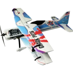 Avion RC Factory Crack Pitts XL Bleu env. 1.00m