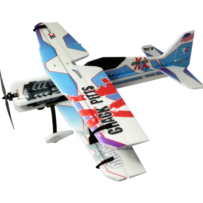 Avion RC Factory Crack Pitts XL Bleu env. 1.00m