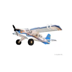 Avion RC Factory Crack Turbo Beaver bleu/orange 'FUN SERIES' env.0.80m