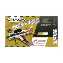 Avion RC Factory Crack Yak 55 'Backyard Series' bleu env.0.80m