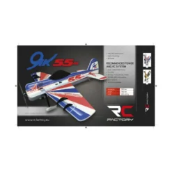Avion RC Factory Crack Yak 55 'Backyard Series Jaune env.0.80m