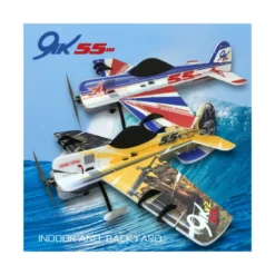 Avion RC Factory Crack Yak 55 'Backyard Series Jaune env.0.80m