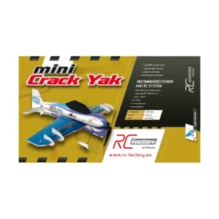 Avion RC Factory Crack Yak 'Mini Series' bleu env.0.60m