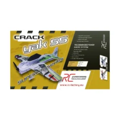 Avion RC Factory Crack Yak 'SuperLite series' vert env.0.80m