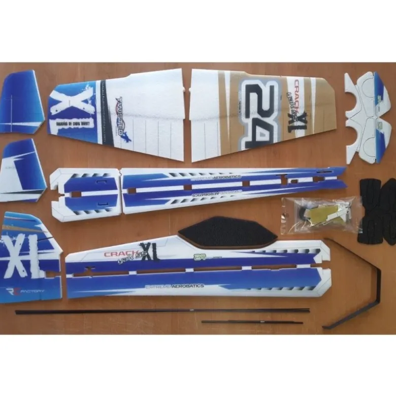Avion RC Factory Crack Yak XL Green-Orange env. 1.00m