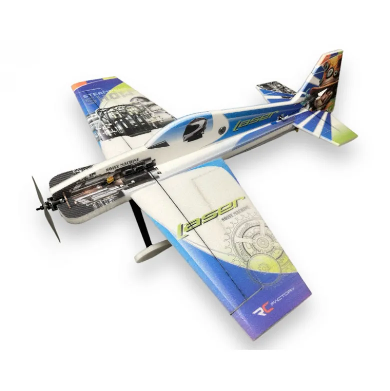 Avion RC Factory Laser XL Bleu env.1.06m