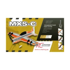 Avion RC Factory MXS-C jaune 'Backyard Series' env.0.80m