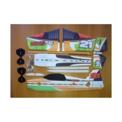 Avion RC Factory MXS-C jaune 'Backyard Series' env.0.80m