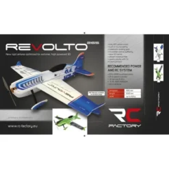 Avion RC Factory Revolto Blue env. 1.02m