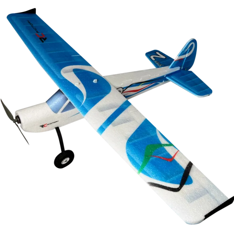 Avion RC Factory STEP 2 Bleu Clair env.1.14m