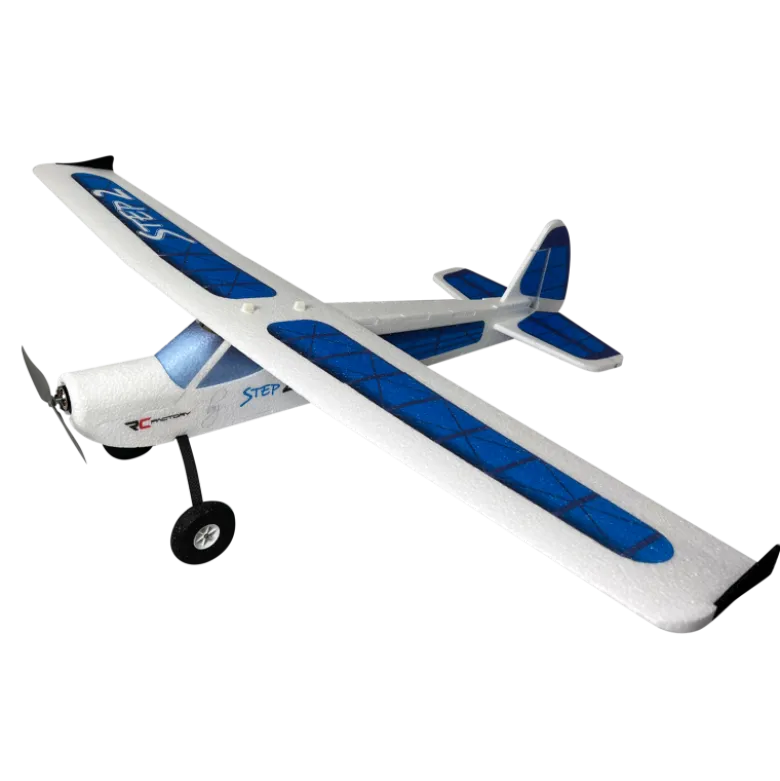 Avion RC Factory STEP 2 Bleu env.1.14m