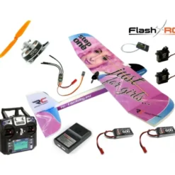 Avion RC Factory Step-One Girls Rose + Equipement Débutant (Mode 1)