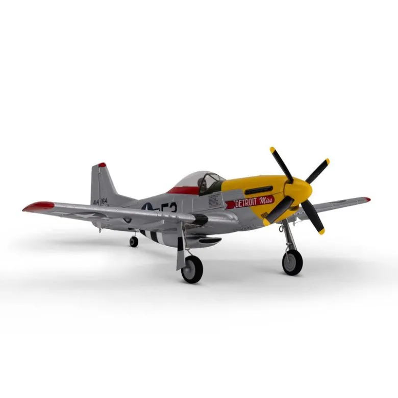 Avion UMX P-51D Mustang “Detroit Miss” BNF Basic avec AS3X et SAFE Select