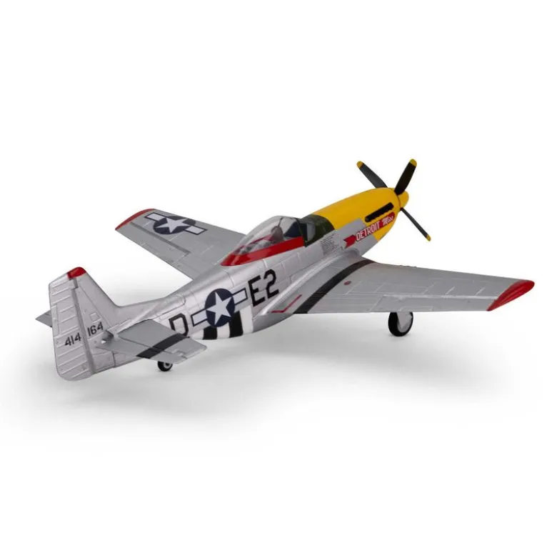 Avion UMX P-51D Mustang “Detroit Miss” BNF Basic avec AS3X et SAFE Select