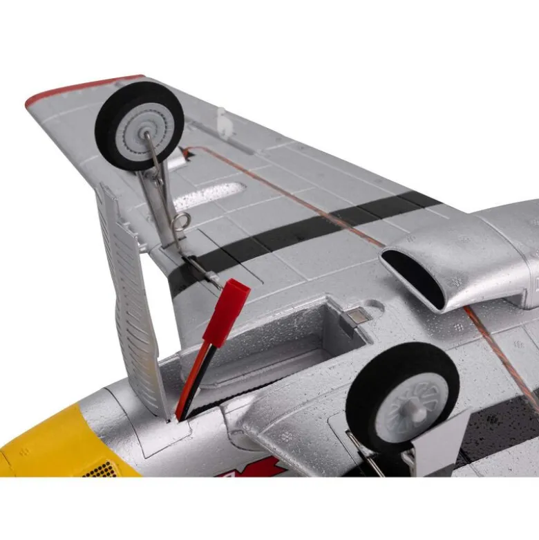 Avion UMX P-51D Mustang “Detroit Miss” BNF Basic avec AS3X et SAFE Select