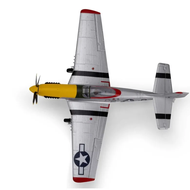 Avion UMX P-51D Mustang “Detroit Miss” BNF Basic avec AS3X et SAFE Select